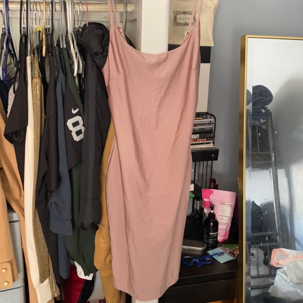 Pinkish mini dress